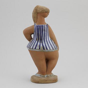 LISA LARSON, figurin, stengods, "Dora", Gustavsberg.