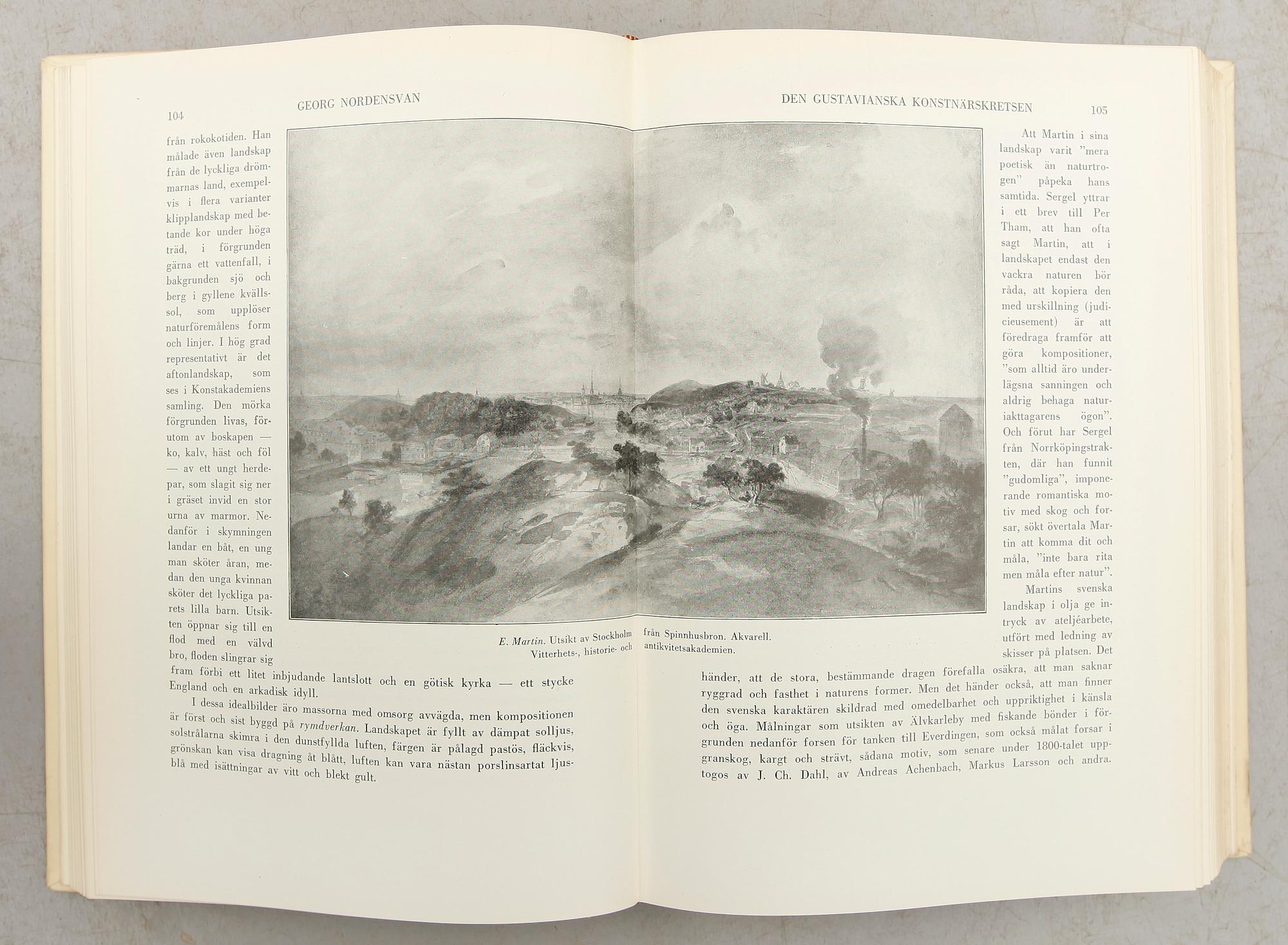 KONSTBÖCKER; 6 volymer.