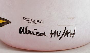 VAS, glas, "Open Minds", Ulrica Hydman-Vallien, Kosta Boda.