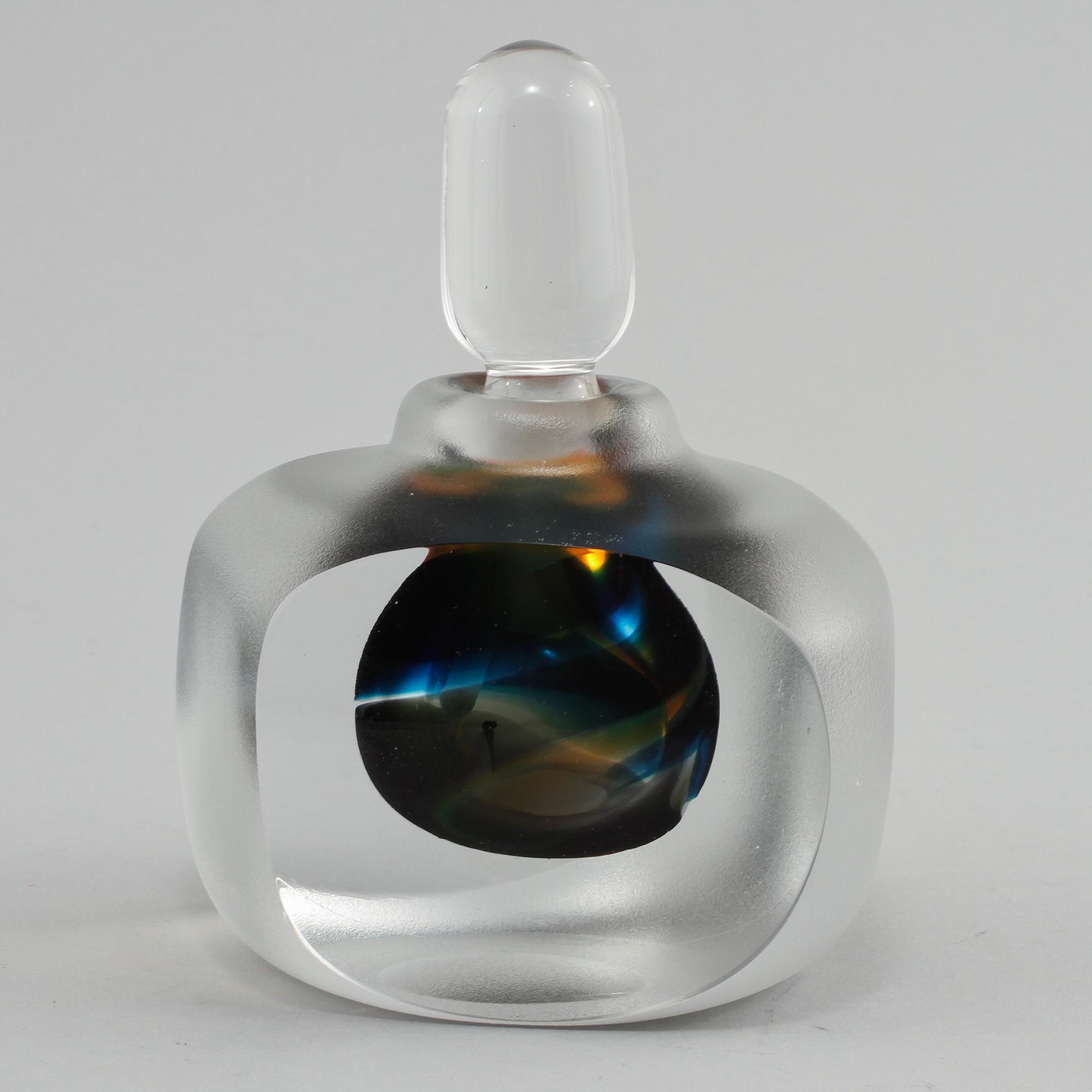 FLAKONG, glas, Göran Wärff, 1900-talets andra hälft.