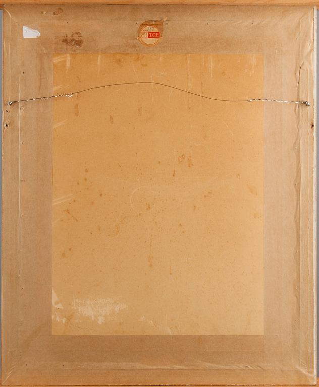 AAGE BACKHAUSEN, gouache på papper, signerad.