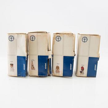 Lisa Larson, ljusstakar/figuriner "Advent" Gustavsberg stengods.