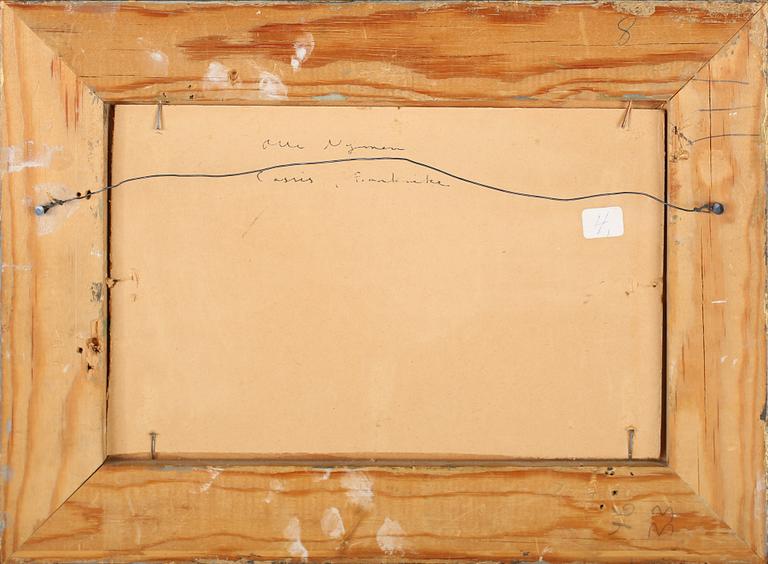 OLLE NYMAN, olja på pannå, signerad och daterad -48.