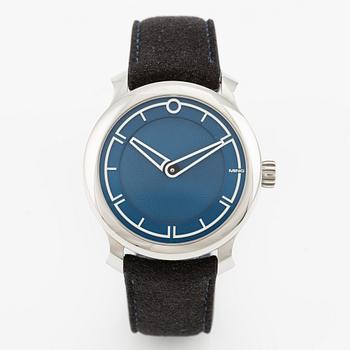 Ming, 17.09 Blue, wristwatch, 38 mm.