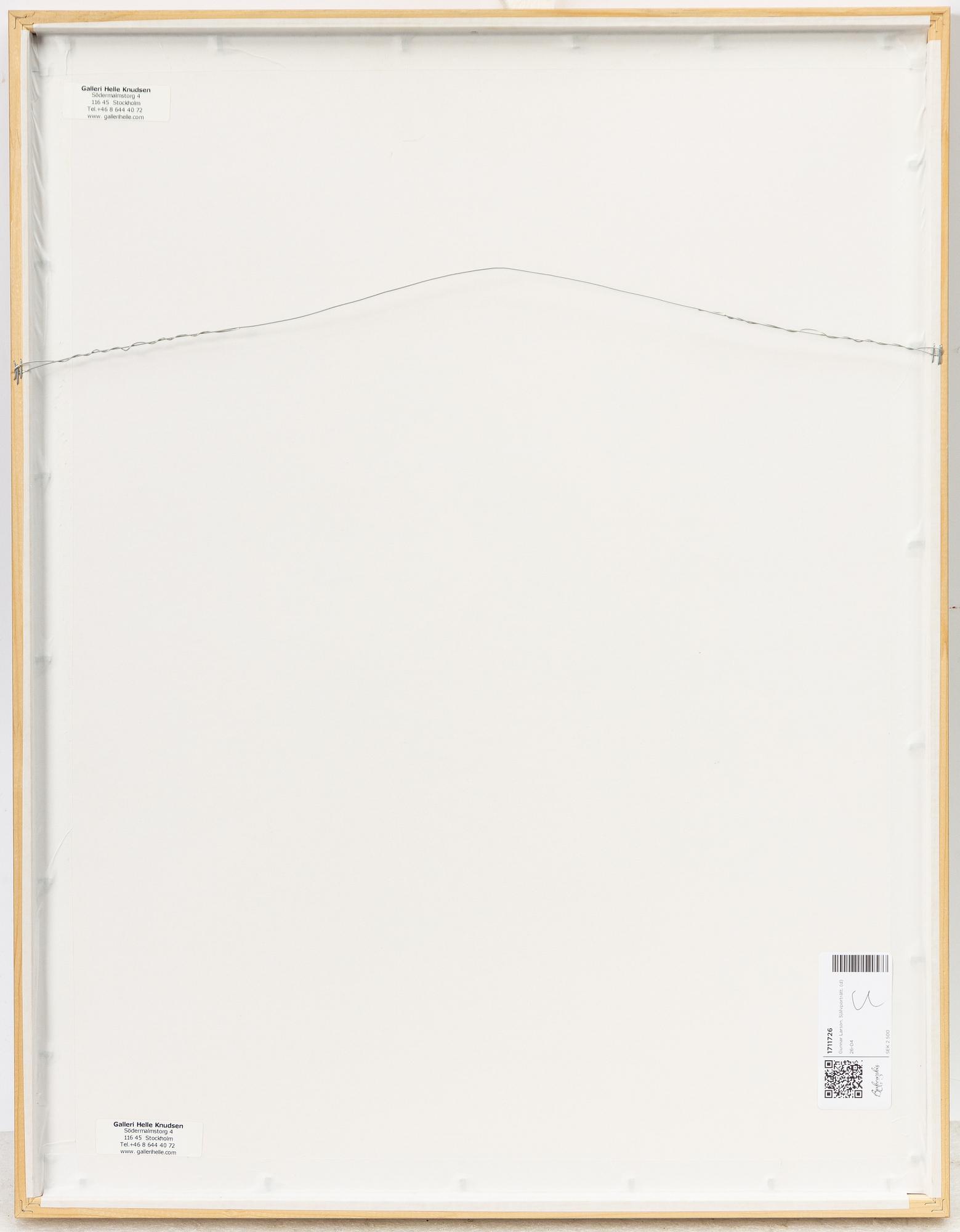 Gunnar Larson, Self-portrait.