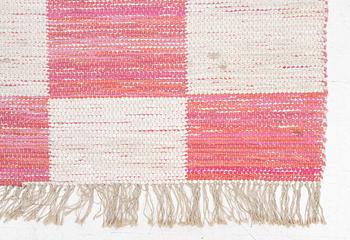 Margit Thorén, a double-woven rag rug runner, 'Schackrutan', Svenskt Tenn, c. 315 x 90 cm.