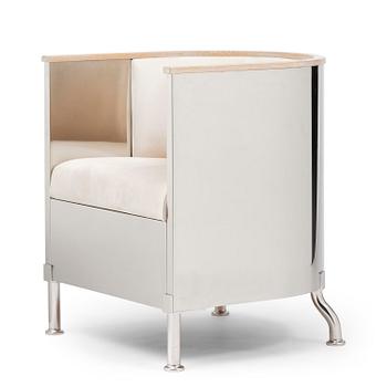 286. Mats Theselius, an "Inox" armchair, ed. 127/199, Källemo, Värnamo, post 2015.
