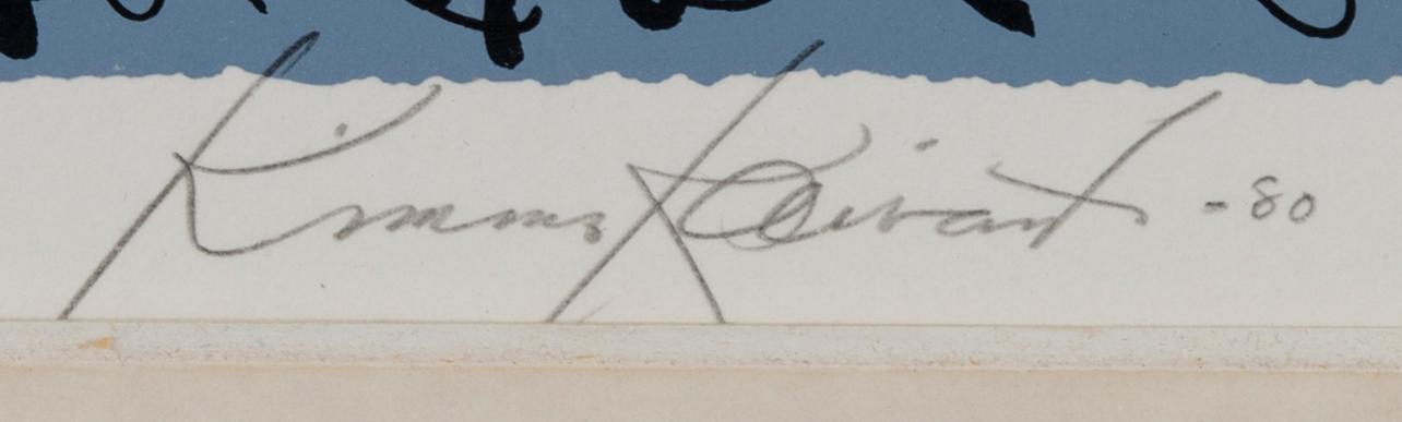 KIMMO KAIVANTO, färglitografi, signerad, daterad -80 och numrerad 79/100.