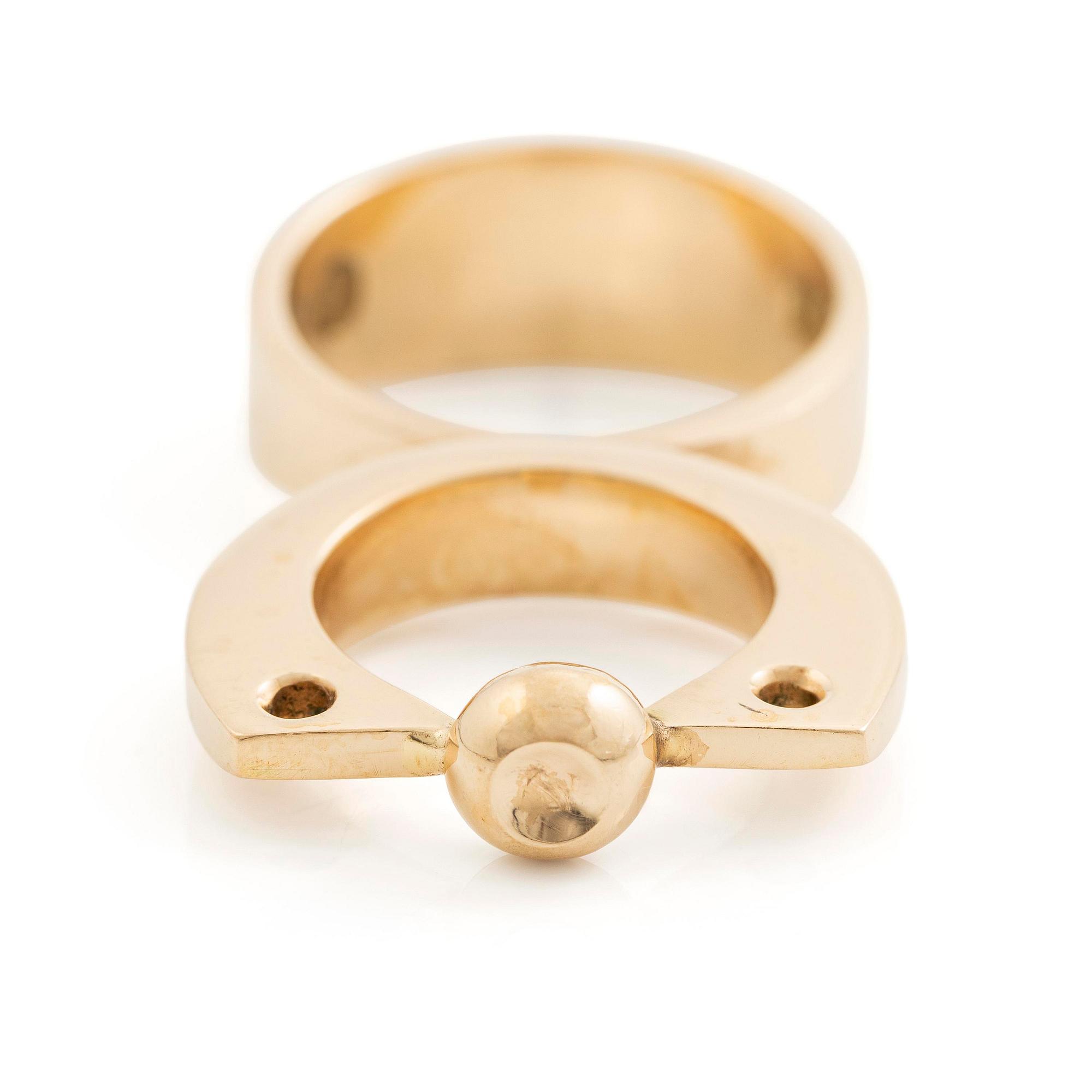 Sven-Erik Högberg, a ring, 18K gold, Gothenburg 1991.