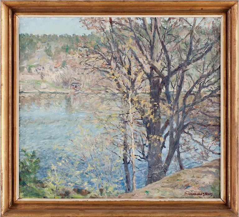 EVALD KALLSTENIUS, olja på duk, sign.