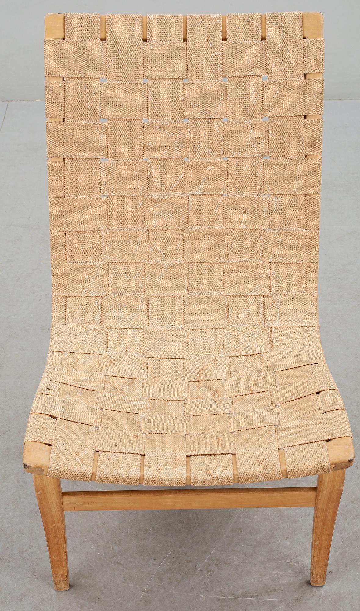 FÅTÖLJ "modell 41", Bruno Mathsson, Bruno Mathsson Möbler, Värnamo, 1941.