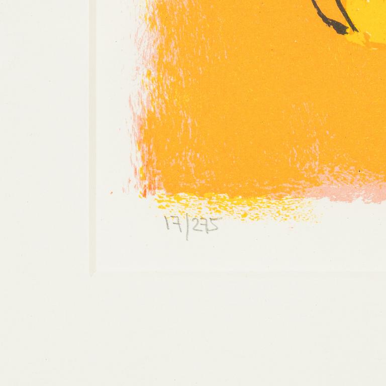 Madeleine Pyk, färglitografi, signerad 17/275.