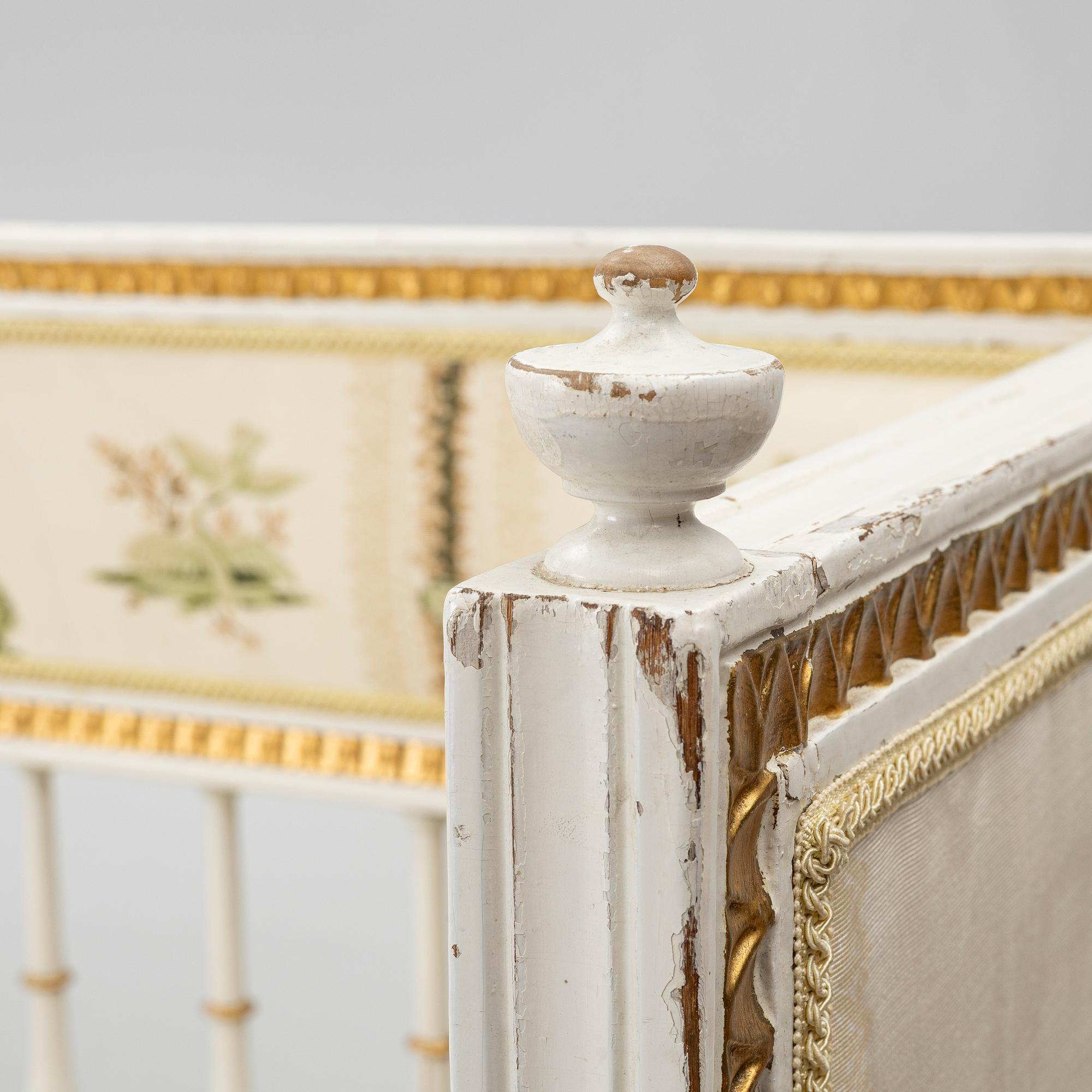 Sofa, Gustavian, late 18th century.