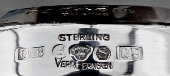 SKÅL, sterling silver, Vera Ferngren, GAB Stockholm 1964. Vikt 321 g.
