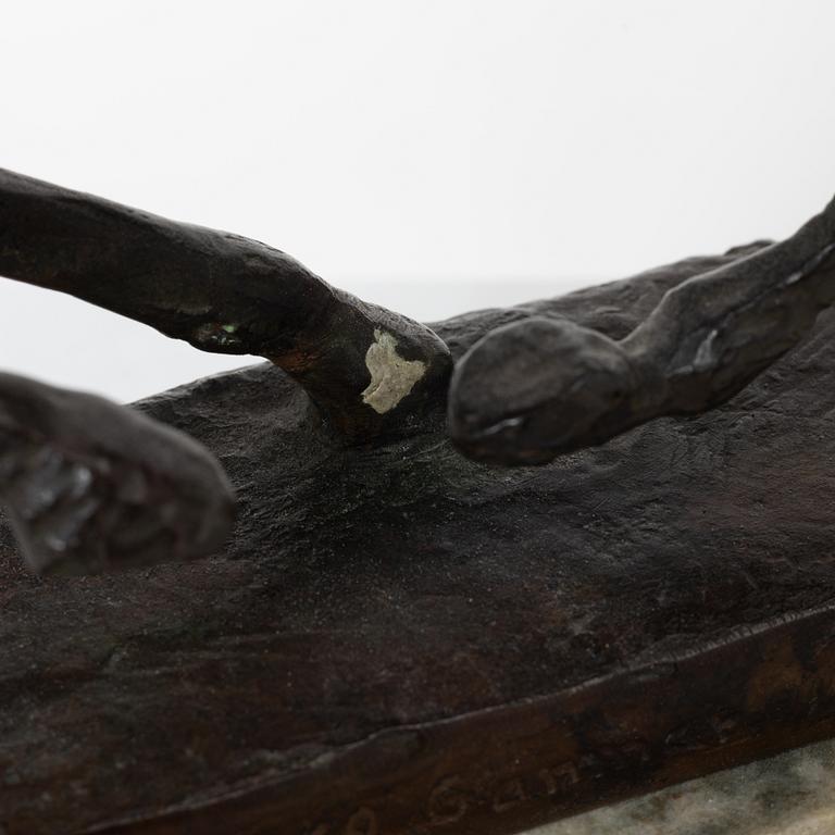 Georg Ganmar, galloping horse.