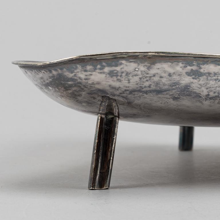 Karl Wojtech, a silver plated fruit bowl, Stockholm.