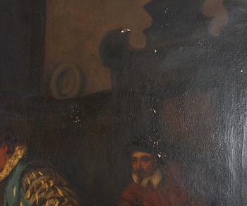 OKÄND KONSTNÄR, olja på duk, copy. Dillis 1881.