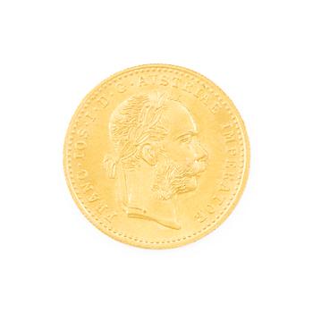 Gold coin, Austria-Hungary, 1 Ducat, 1915.