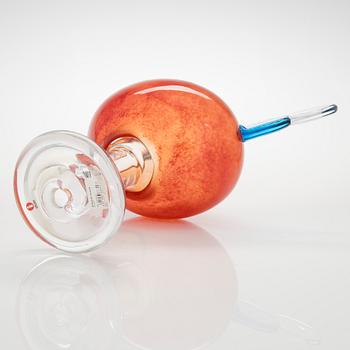 Oiva Toikka, glasfågel, signerad Oiva Toikka IITTALA SCOPE 20 v. 2020 109/500.