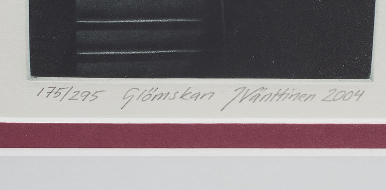 JUKKA VÄNTTINEN, mezzotint, signerad och numrerad 175/295 och daterad 2004.