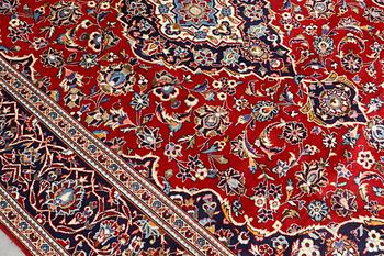 A carpet, Keshan, ca 297 x 198 cm.