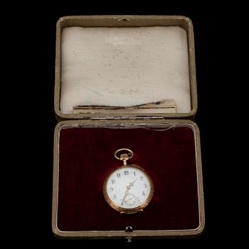 DAMFICKUR, guld, tidigt 1900-tal.