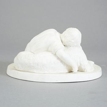 FIGURIN, parian. Gustavsberg, Adele Rudenschiöld. Omkring 1900-talets första kvartal.