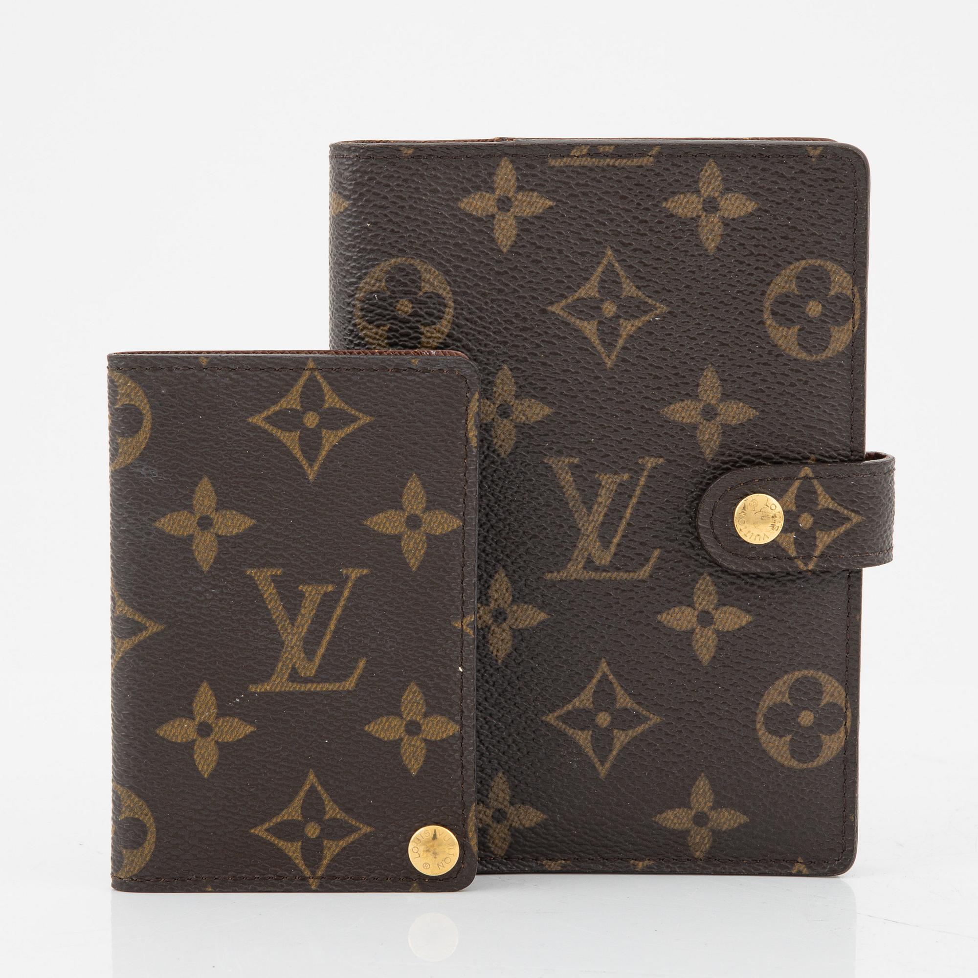 Louis Vuitton, korthållare samt fodral "Ring Agenda Holder".