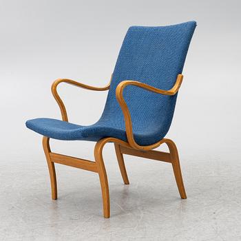 Bruno Mathsson, Fåtölj, "Eva", Firma Karl Mathsson, Värnamo, 1973.