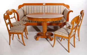 SALONGSGRUPP, 6 delar. Karl Johan, 1800-talets första hälft.