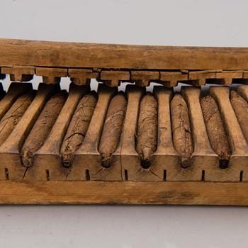 A CIGAR FORM, wood, first half of the 20th century.