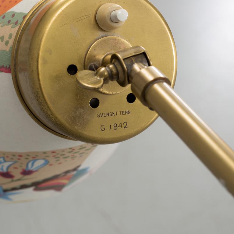 A Josef Frank model '1842' floor light from Svenskt tenn, second half of the 20th century.