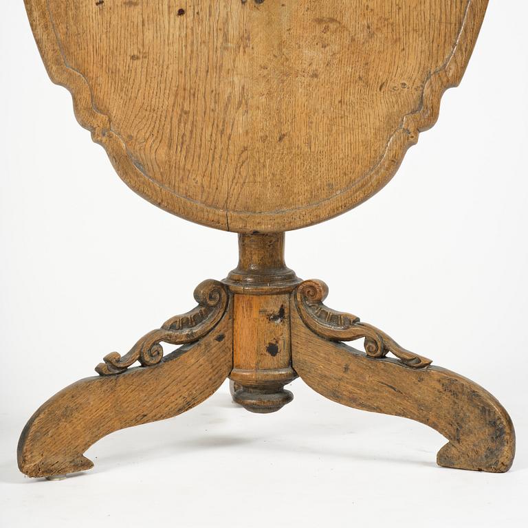 Tebord, Sverige, tidigt 1700-tal, Karolinsk Barock.