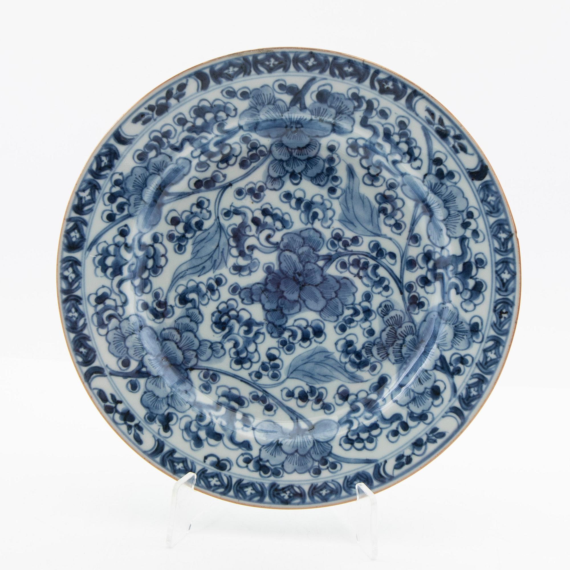 Plate, porcelain, Chienlung, China 18th century.
