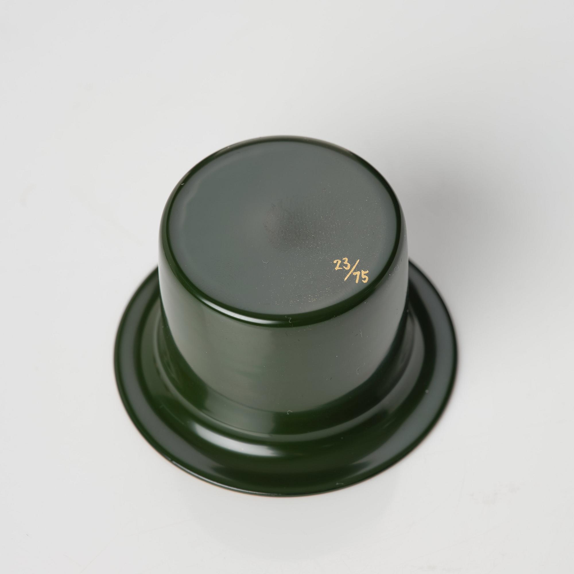 Claesson Koivisto Rune, "Kin Urushi", fem ljushållare, Sfera / Skultuna för Tohoku Support Limited Edition, Japan, 2011.