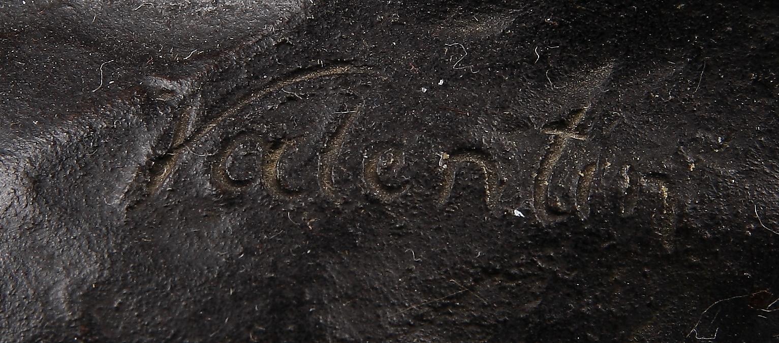 SKULPTUR, brons, sign Valentin.