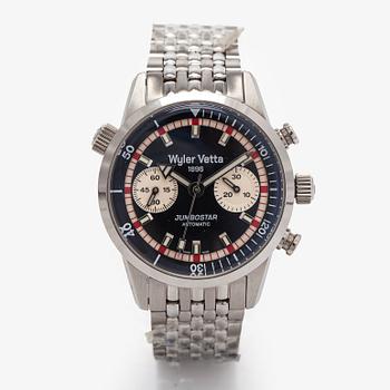Wyler Vetta, Jumbostar, wristwatch, 40 mm, steel, automatic.