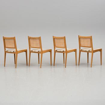 STOLAR, 4 stycken, Karl-Erik Ekselius för Firma J O Carlsson, Vetlanda, 1950/60-tal.
