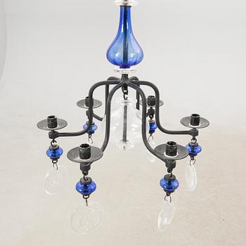 Erik Höglund, chandelier Boda Smide, later part of the 20th century.