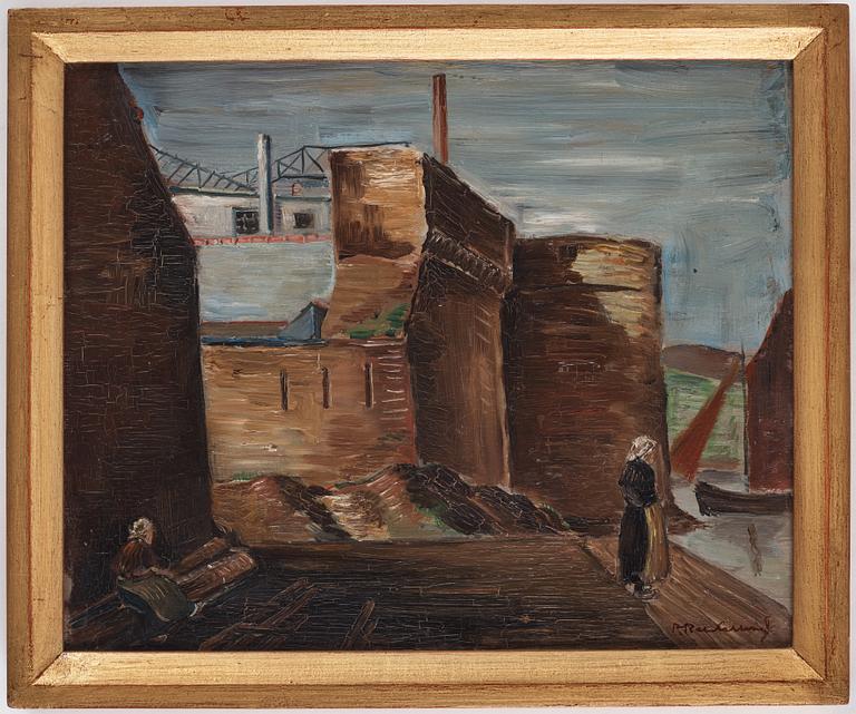 PATRIK REUTERSWÄRD, oil on panel, signed.