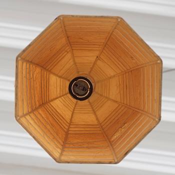 Hans Bergström, a ceiling lamp, model 'C1137', ateljé Lyktan, Sweden, 1940-50s.