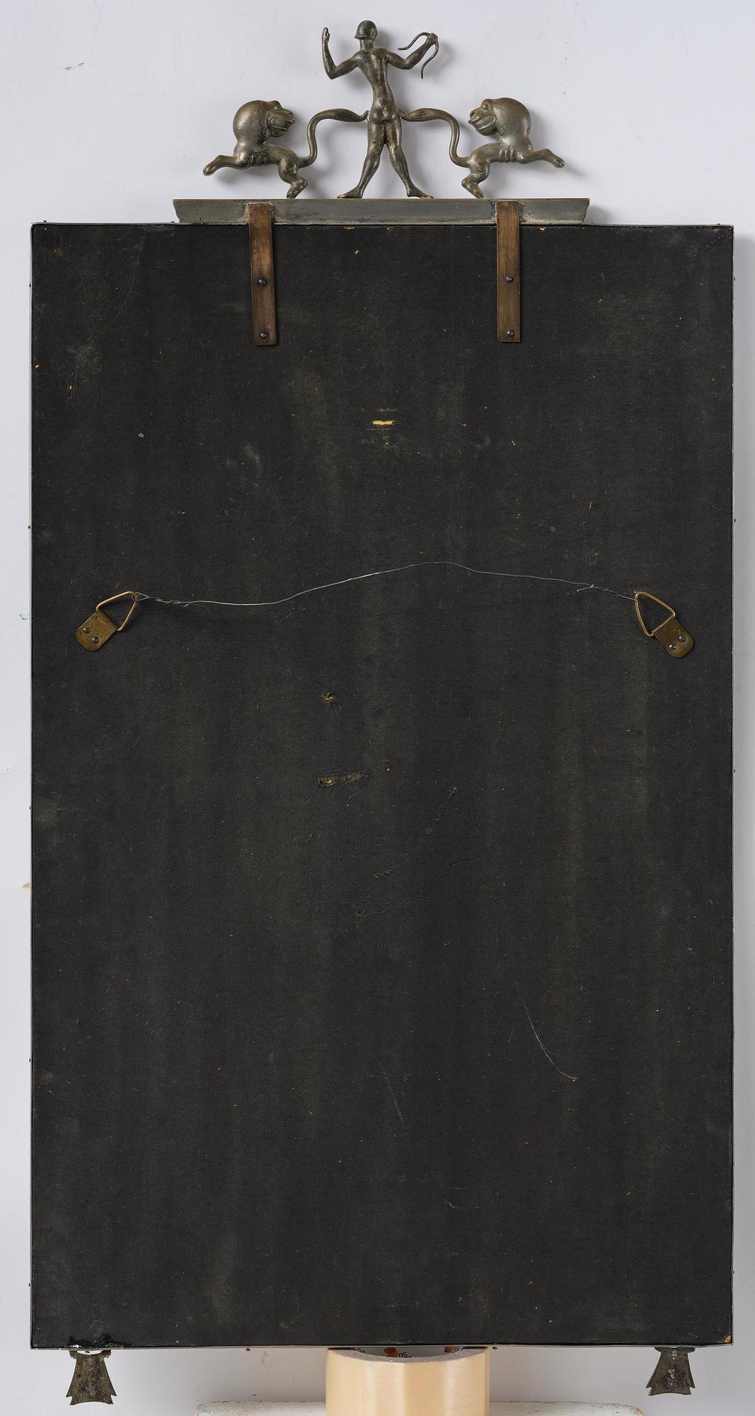 Nils Fougstedt, a Swedish Grace pewter mirror, Herman Bergman konstgjuteri, Stockholm, 1932.