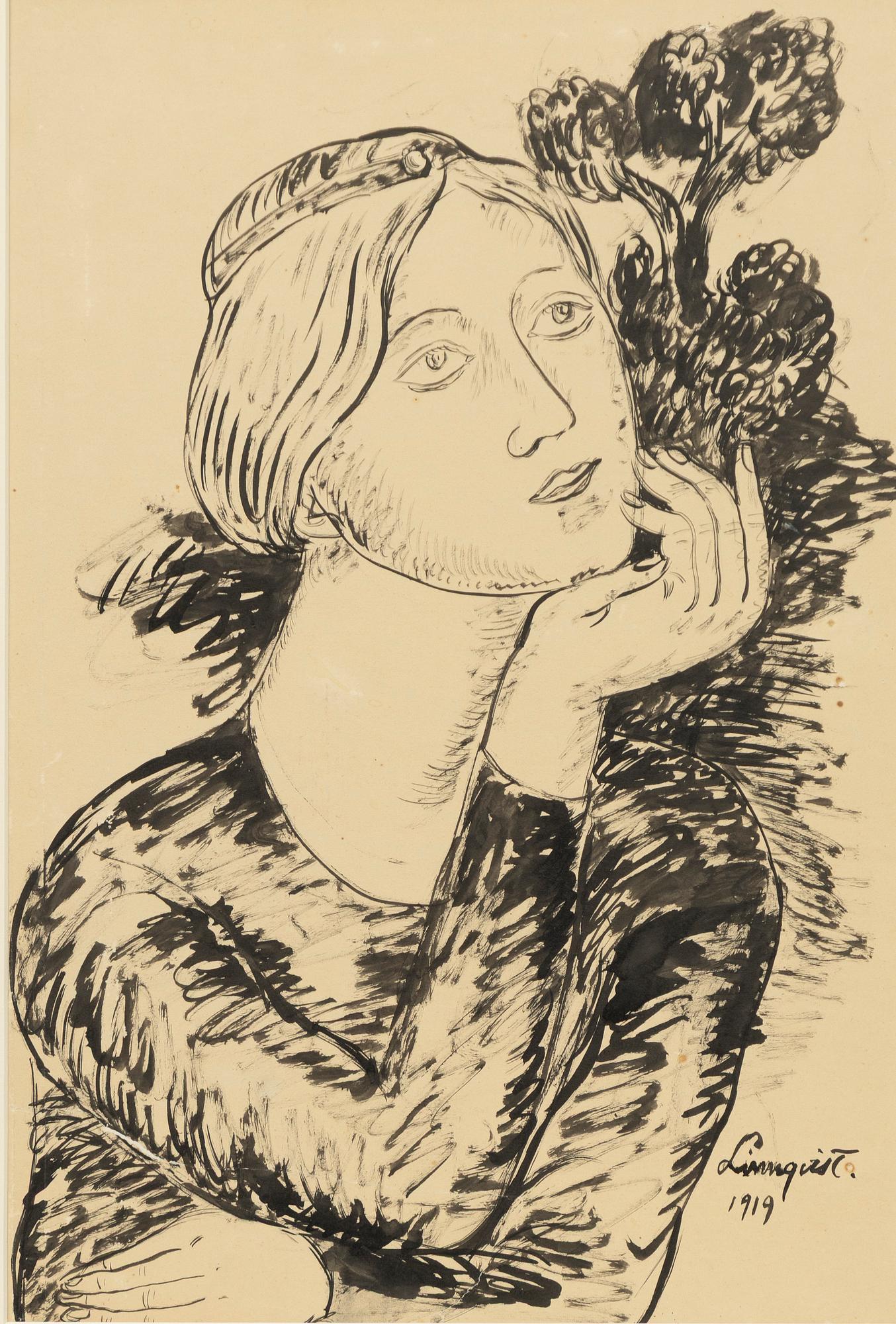 Hilding Linnqvist, Portrait.