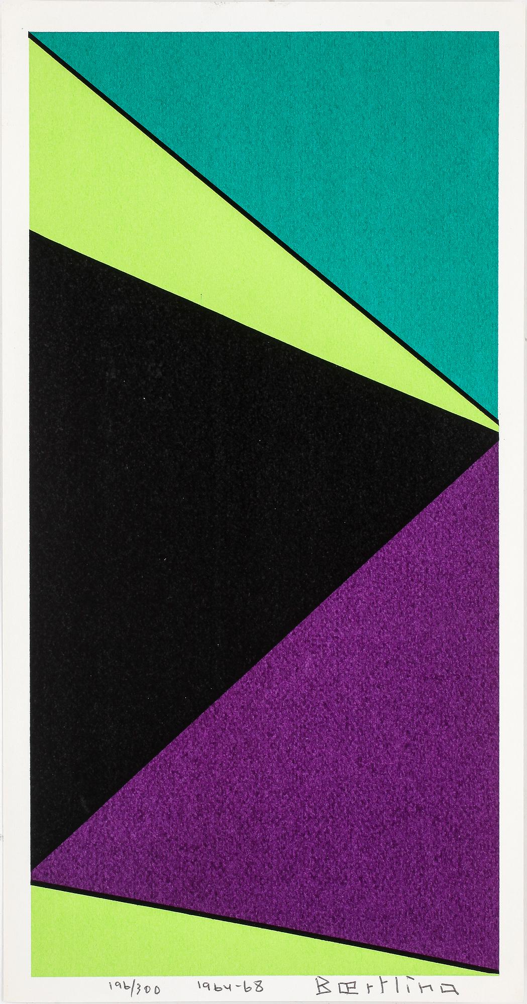 OLLE BAERTLING, färgserigrafi, 1965-68, signerad och numrerad 196/300.