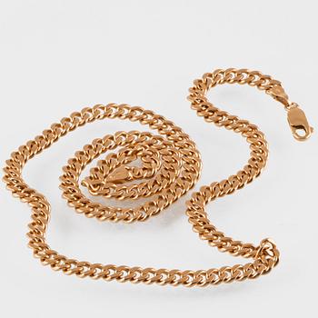 HALSLÄNK, 18K guld, Simons Guld, Jönköping. Vikt 46,0 gram.