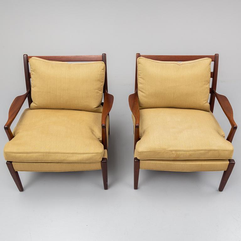 ARNE NORELL, a pair of easy chairs.