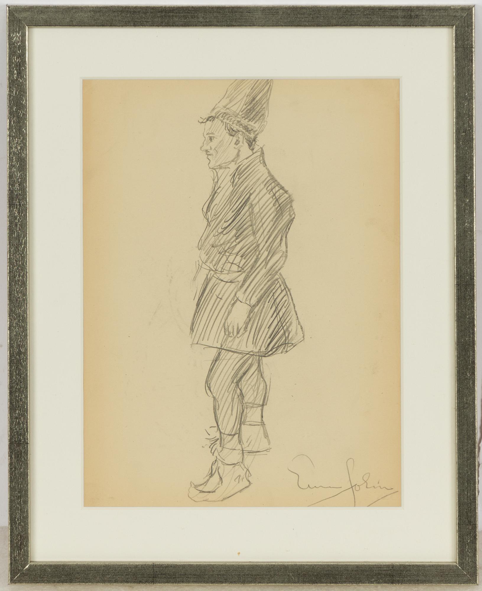 Einar Jolin, Stående same, Yngre gosse a tergo.