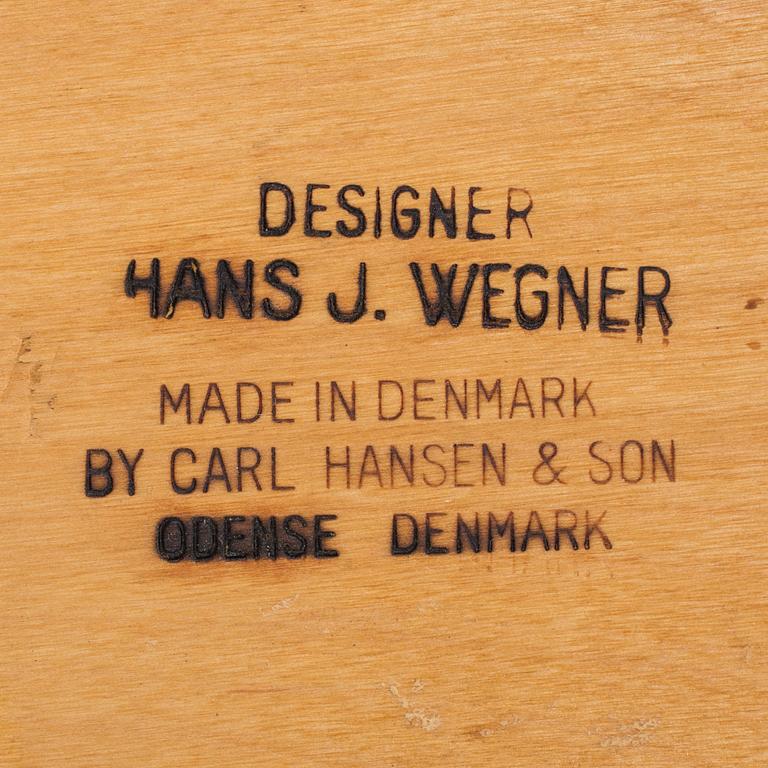 STOLAR, 4 st,"CH-30", Hans J. Wegner, Carl Hansen & Son, Danmark 1950-60-tal.
