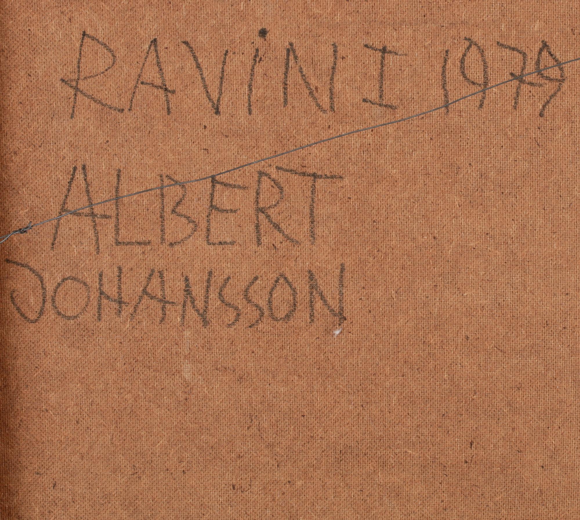 ALBERT JOHANSSON, olja på pannå, sign o dat à tergo.