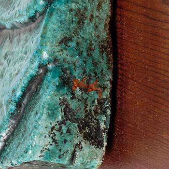 Hans Hedberg, a faience wall relief, Biot, France.